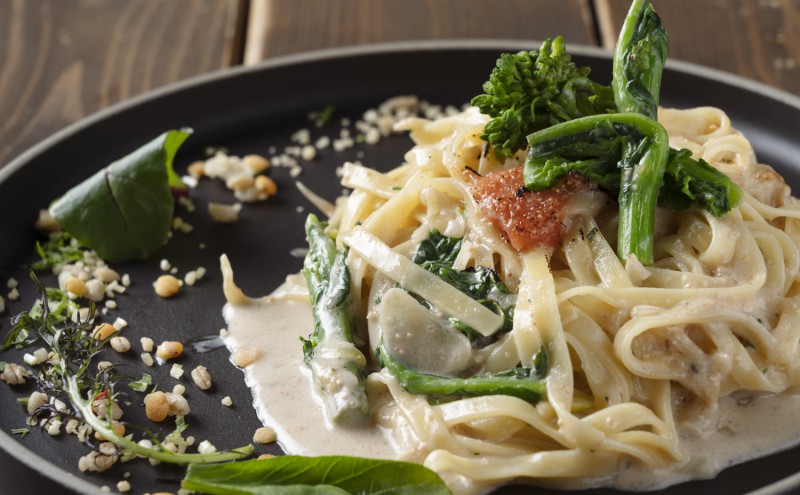 3月のクリームパスタ