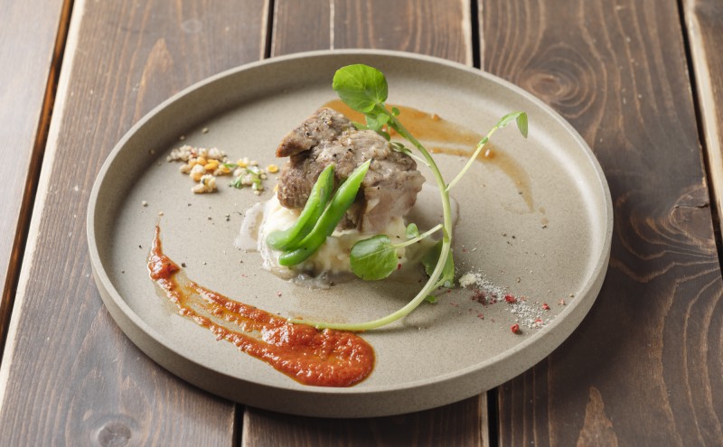 4月のクロワッサンコースメイン料理