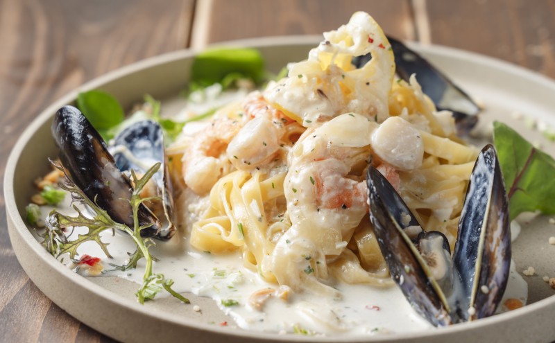 6月 季節のパスタ【魚介の和風レモンクリーム】