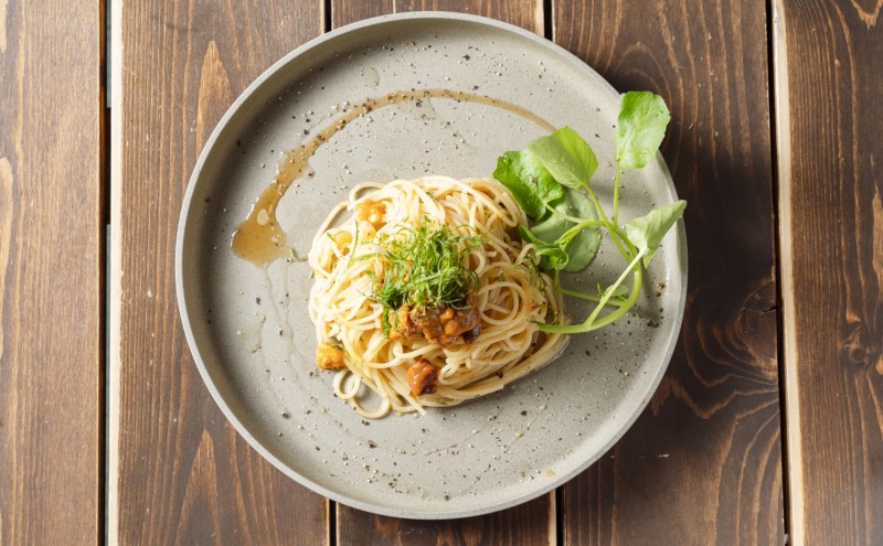7月、8月のパスタ 雲丹と大葉の冷製カッペリーニ