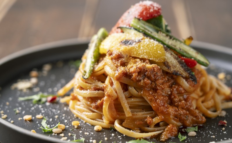 9月のパスタ チョリソーボロネーゼ