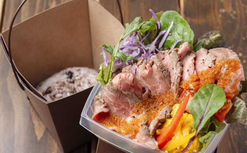 ローストビーフサラダご飯BOX