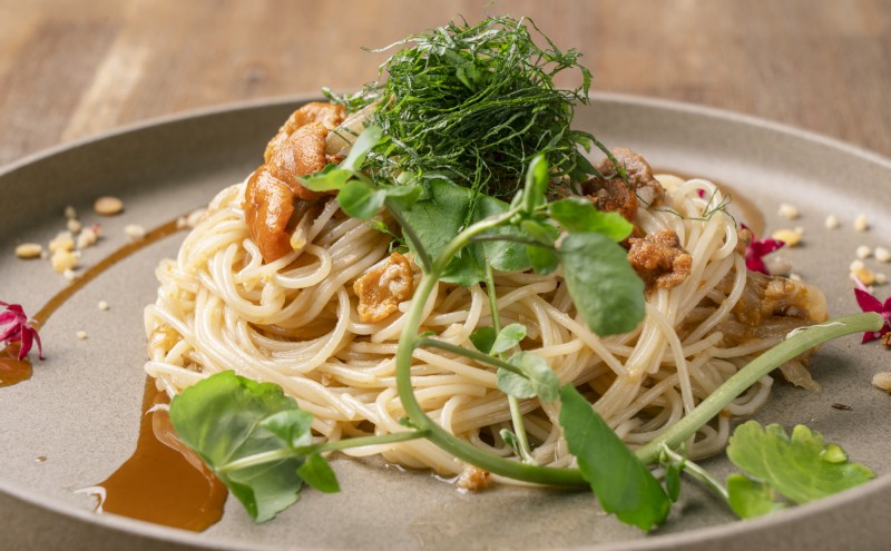 ７月の雲丹パスタ